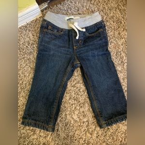 Fleece lined jeans